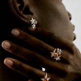 Boucles d'oreilles Istanbul - Aigues-marines - Diamants