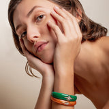 Aïda Orange Bracelet - Diamonds