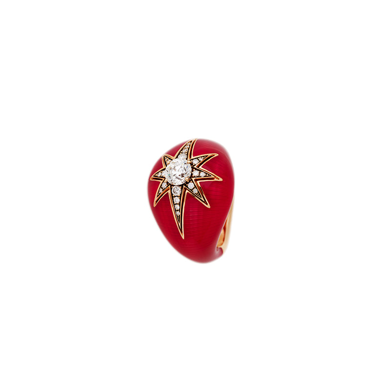 Aïda Bague Framboise - Diamants