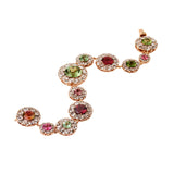 Beirut Rosace Necklace - Colored Tourmalines - Diamonds