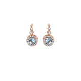 Beirut Earrings - Aquamarines - Diamonds