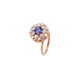 Beirut Rosace Bague - Tanzanite - Diamants