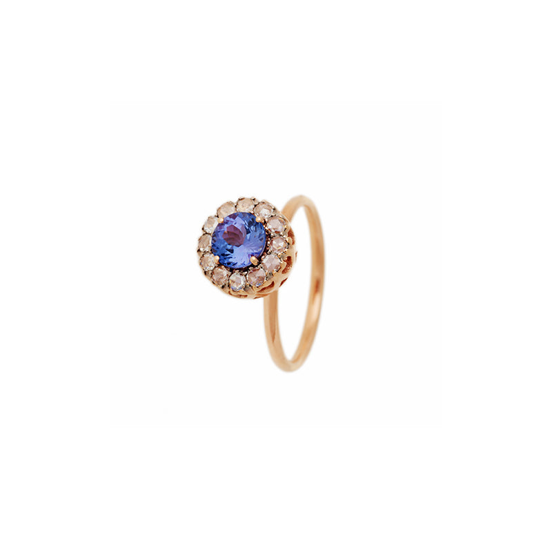 Beirut Rosace Bague - Tanzanite - Diamants
