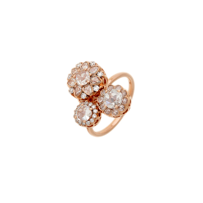 Beirut Rosace Bague - Diamants