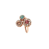 Beirut Rosace Bague - Tourmalines - Diamants