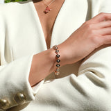Fish For Love Bracelet Noir - Diamants