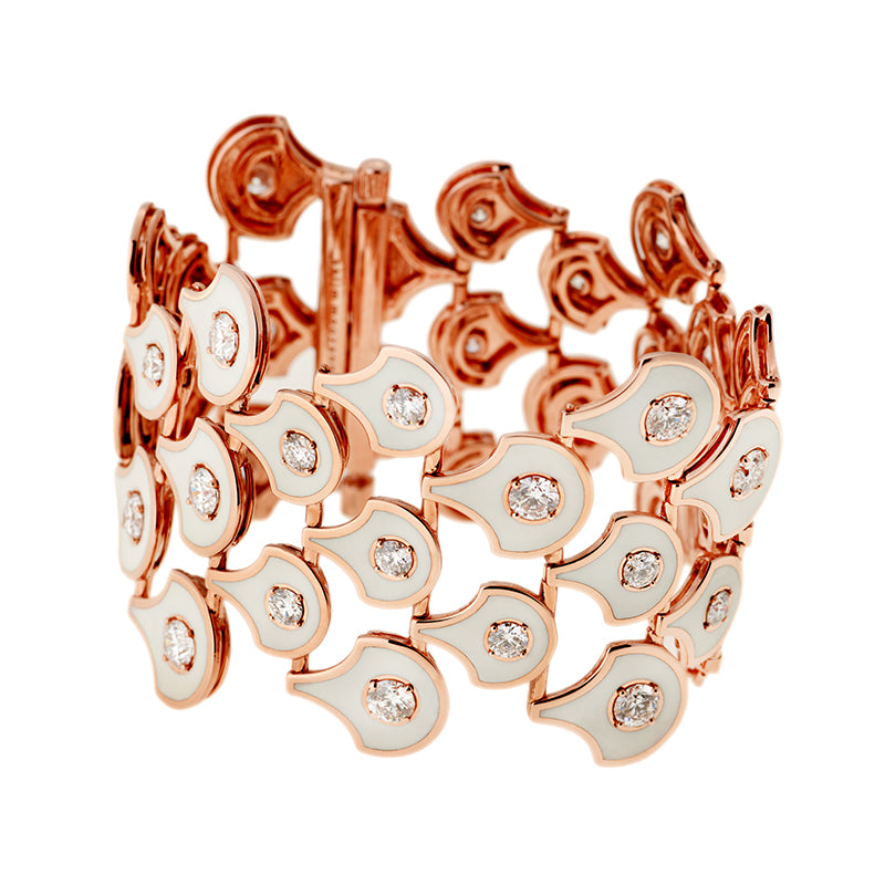 Unique Bracelet Ivoire - Diamants