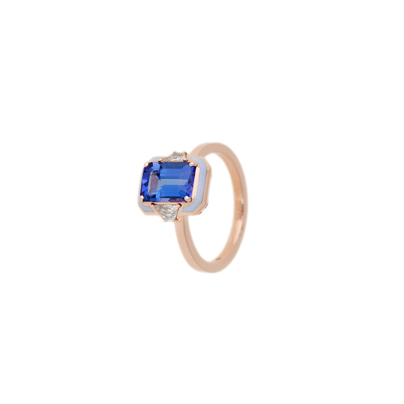 Gemma Ring - Tanzanite - Diamonds