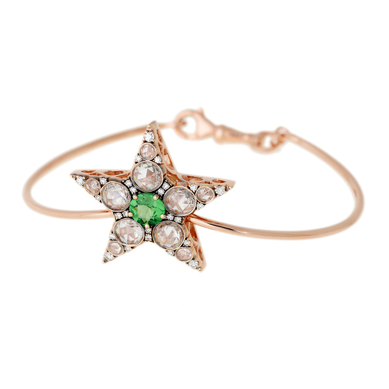 Istanbul Bracelet - Tsavorite - Diamants