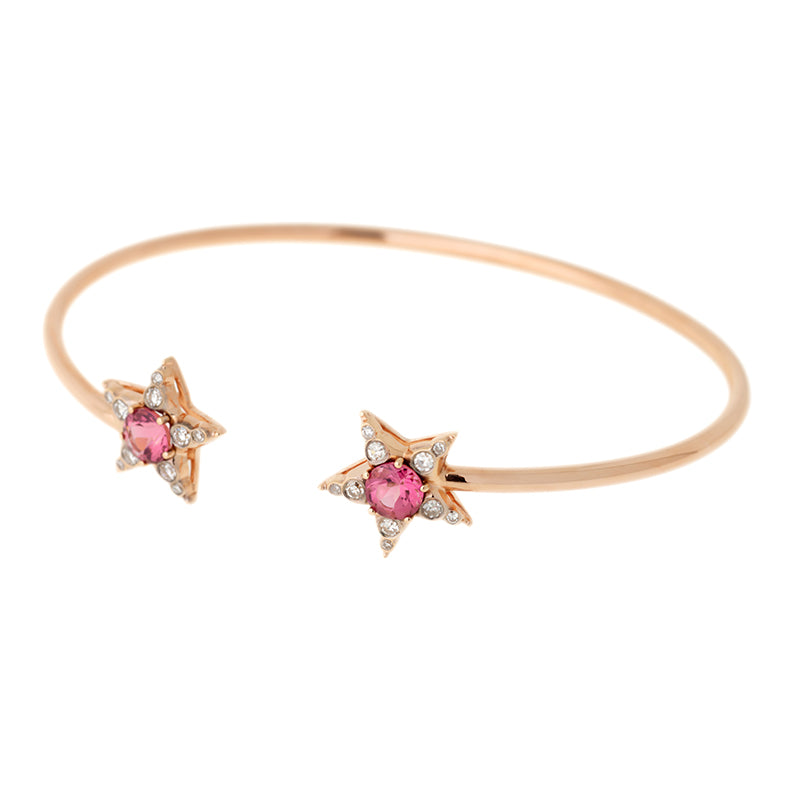 Istanbul Bracelet - Tourmalines roses - Diamants