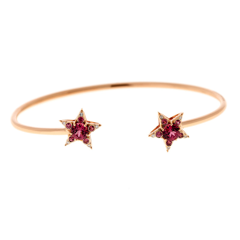 Istanbul Bracelet - Rhodolites - Diamants