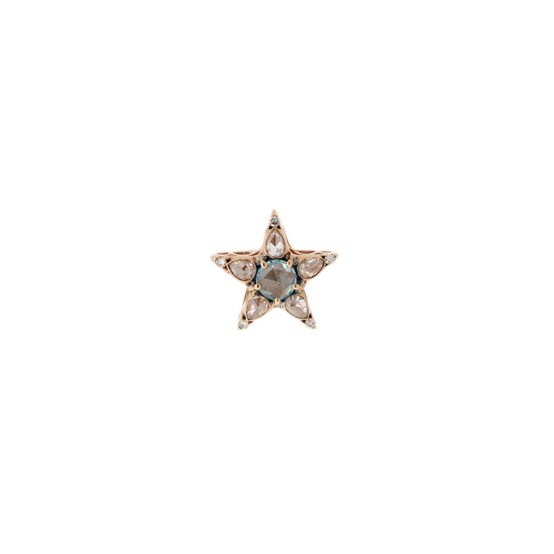 Istanbul Earring - Hyacinth - Diamonds
