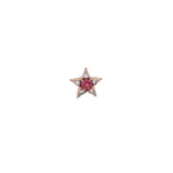 Istanbul Boucle d'Oreille - Tourmaline Rose - Diamants