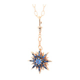 Istanbul Light Blue Pendant - Blue Sapphires -  Diamonds