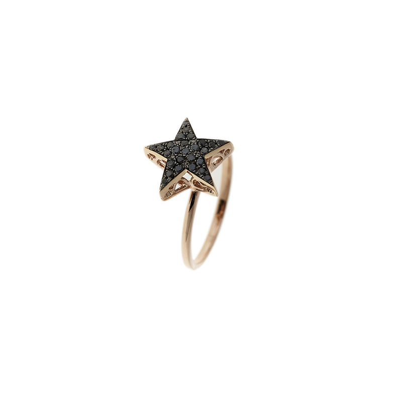 Istanbul Bague - diamants noirs