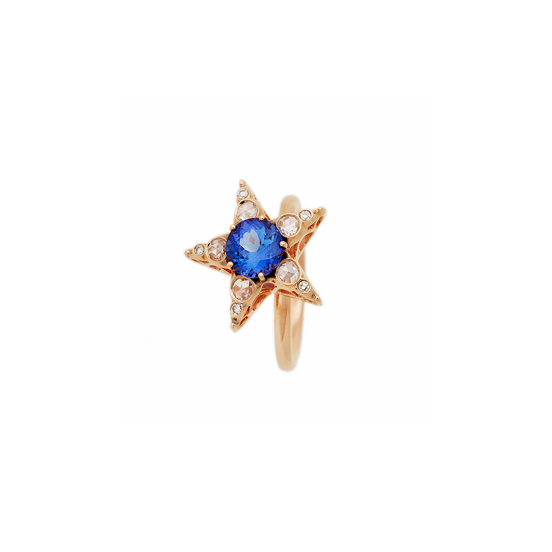 Istanbul Ring - Tanzanite - Diamonds