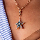 Istanbul Pendant - Blue Sapphires - Hyacinth - Diamonds
