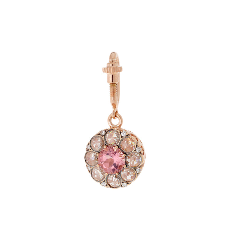 Beirut Charm - Pink Tourmaline - Diamonds