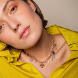 Kastak Collier - Saphirs - Tsavorites - Spessartite - Rubis - Diamants