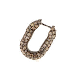 Link Boucle d'oreille - Diamants Bruns