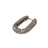 Link Boucle d'oreille - Diamants Bruns