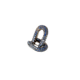 Link Boucle d'oreille - Saphirs Bleus