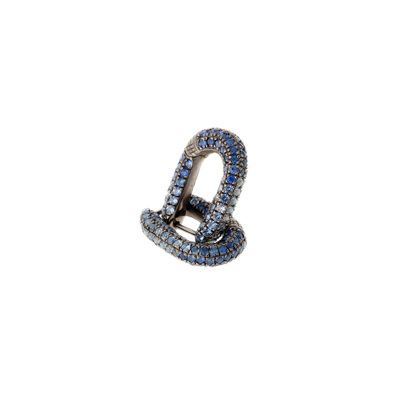 Link Boucle d'oreille - Saphirs Bleus