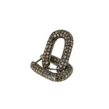 Link Boucle d'oreille - Diamants Bruns