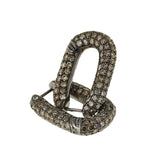 Link Boucle d'oreille - Diamants Bruns