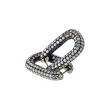 Link Boucle d'oreille - Diamants gris glacés