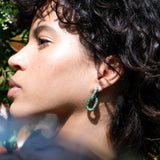 Link Earring - Tsavorites