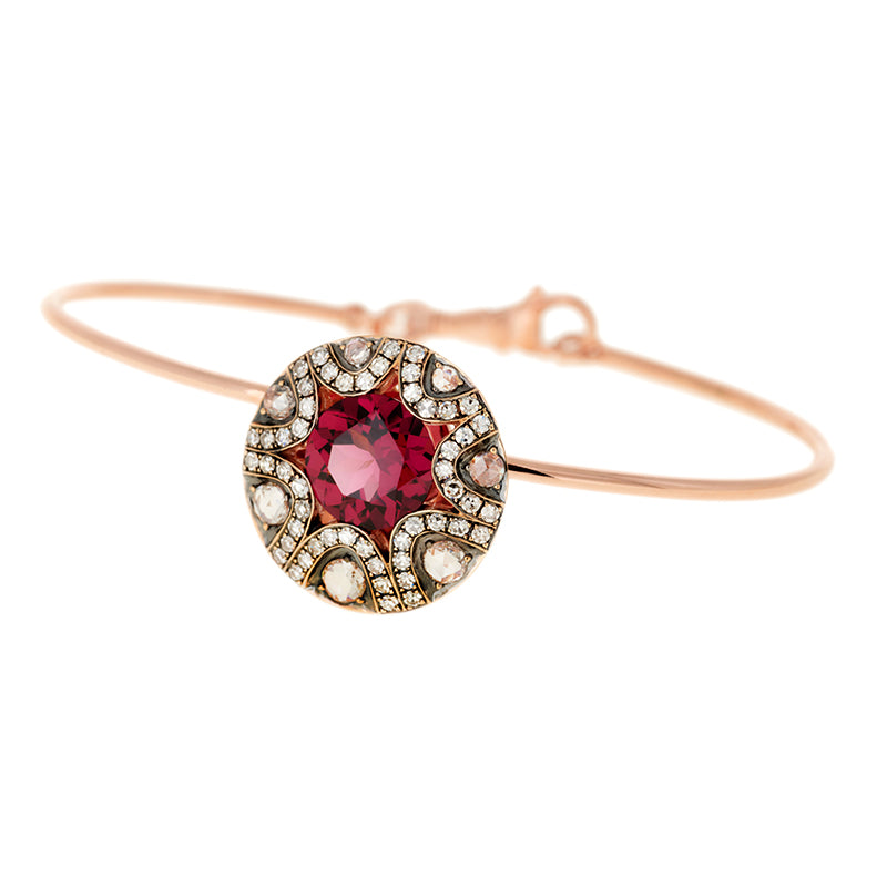 Mille et une nuits Bracelet - Rhodolite - Diamants