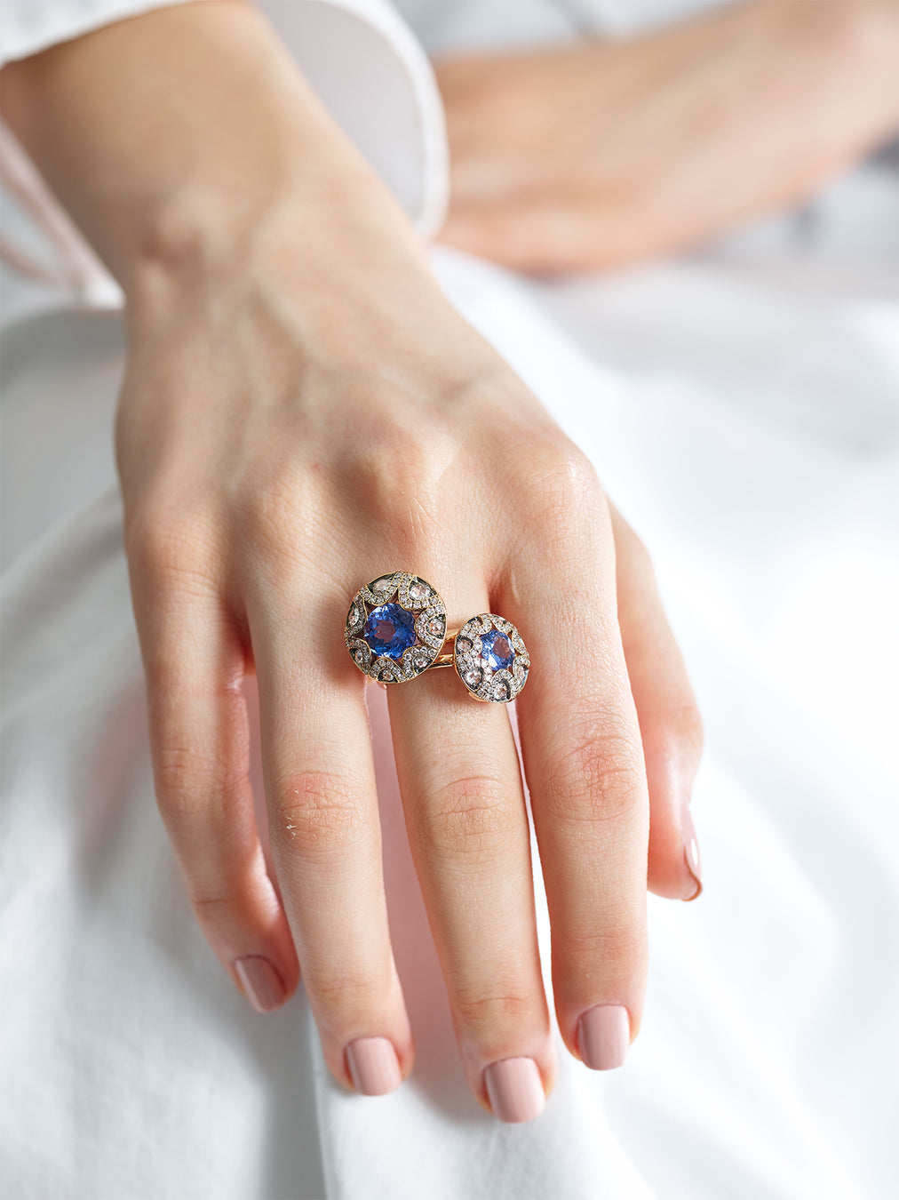 Mille et une nuits Bague - Tanzanite - Diamants