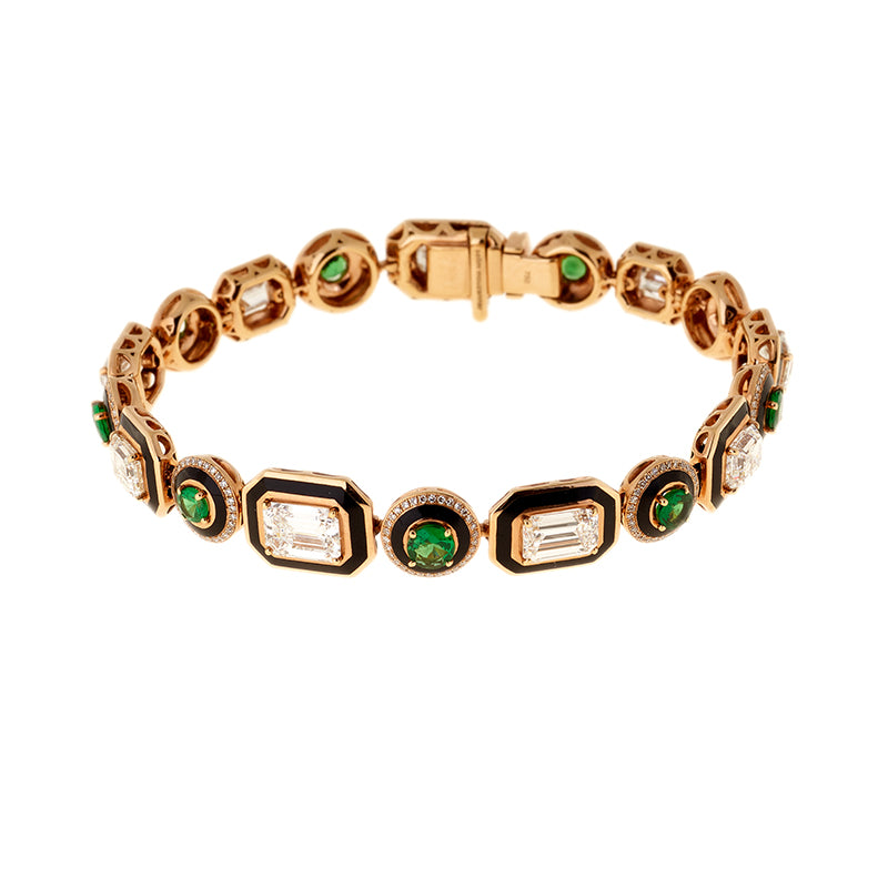 Unique Bracelet - Diamants - Tsavorites
