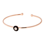 Mina Bracelet noir - Diamants