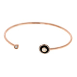 Mina Bracelet noir - Diamants