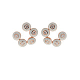 Mina Ivory Earrings - Diamonds