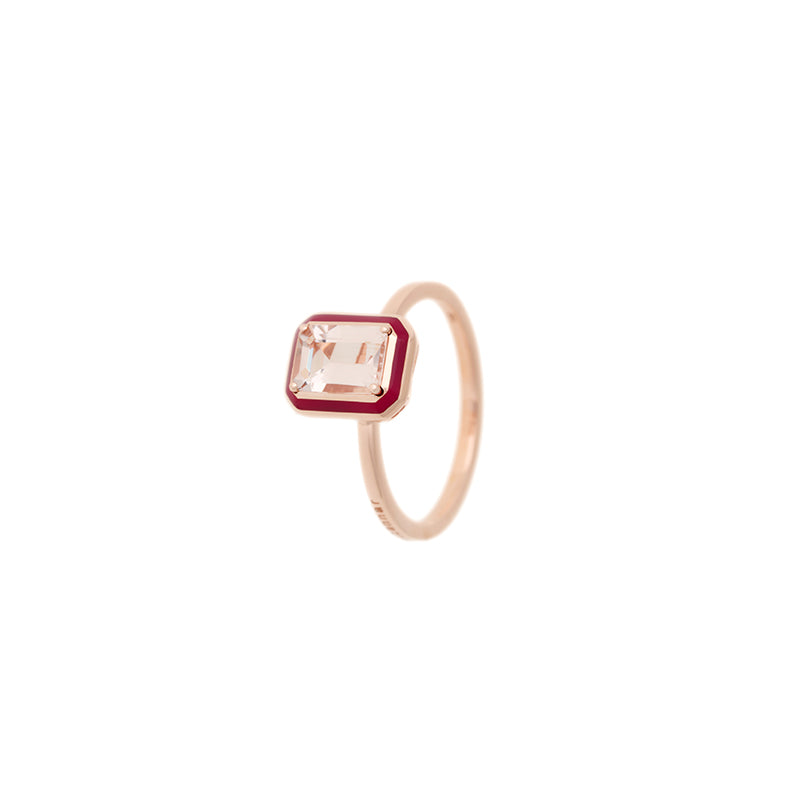 Mina Bague Framboise - Morganite