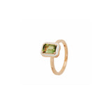 Mina Ivory Ring - Green Tourmaline