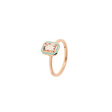 Mina Bague Vert Menthe - Morganite