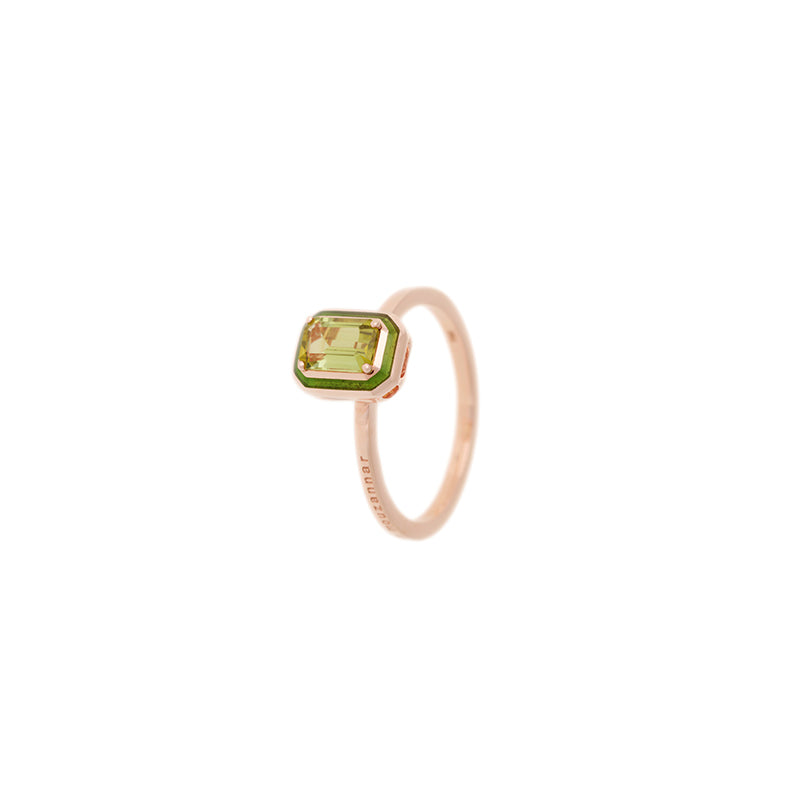 Mina Bague Olive - Tourmaline Verte