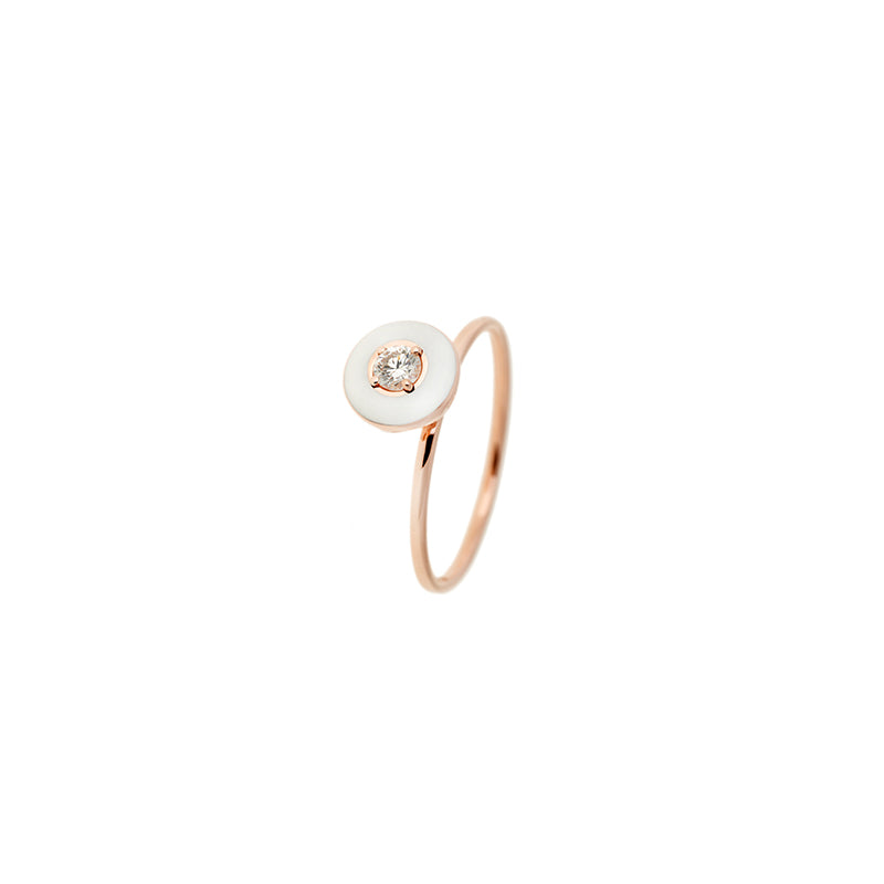 Mina Bague Ivoire - Diamant