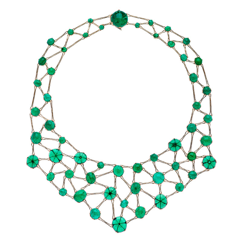 Amal Necklace - Emeralds