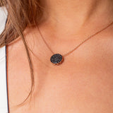Beirut Pave Pendant - Black Diamonds