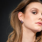 Istanbul Earring - Blue Sapphires