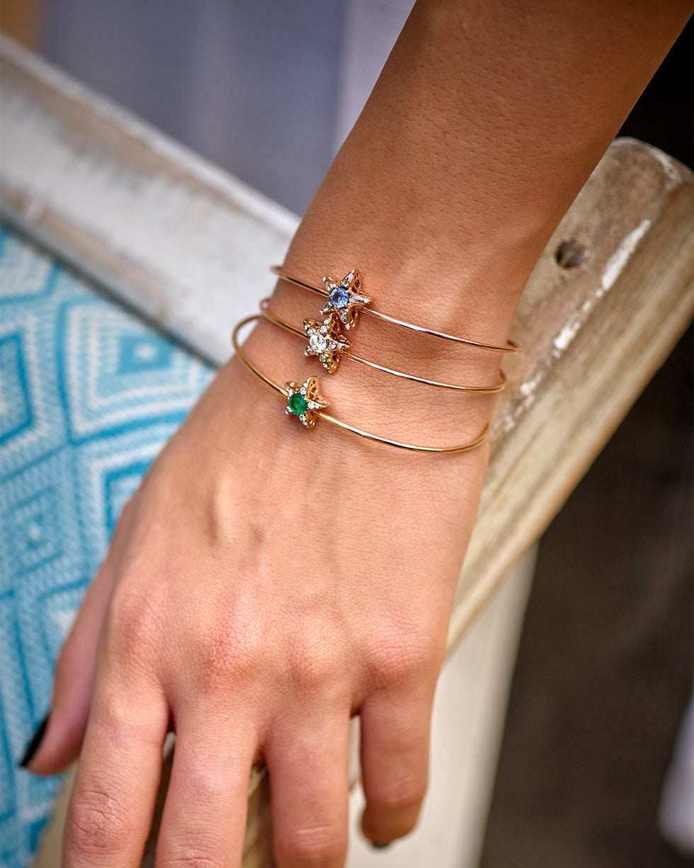 Istanbul Bracelet - Tsavorite - Diamants