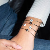 Mina Bracelet noir - Diamants