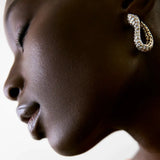 Basilik Earrings - Diamonds