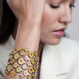 Fish For Love Yellow Bracelet - Aquamarines - Peridots - Garnets - Tourmalines - Sapphires