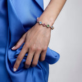 Poppy Bracelet - Aquamarines - Tourmalines - Peridot - Diamonds
